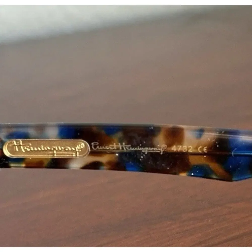 Ernest Hemingway 4732 Blue Tortoise Sunglasses Eyeglasses Frames Brown Gold